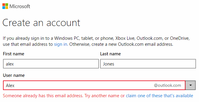 Microsoft-account